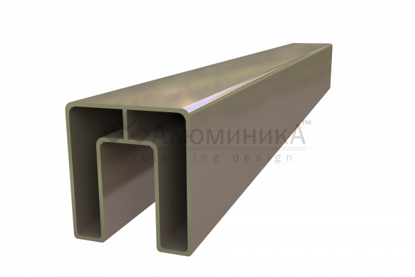 Профиль крышки 35*35 мм на стекло 8-12 мм ШАМПАНЬ Профиль крышки 35*35 мм на стекло 8-12 мм ШАМПАНЬ