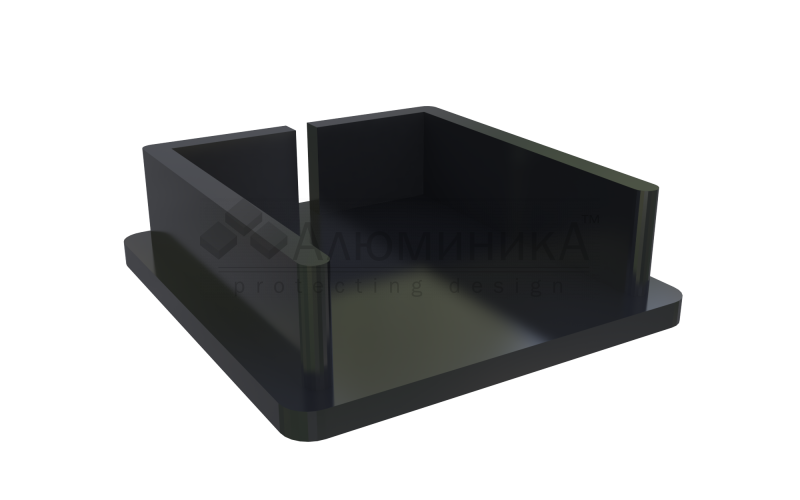 Заглушка профиля крышки 22 мм Заглушка профиля крышки 22 мм