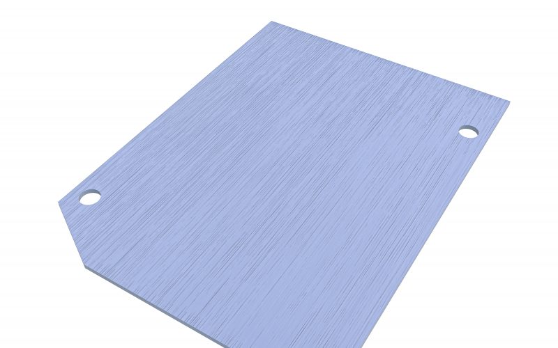 Заглушка профиля для стеклянных перил Заглушка профиля для стеклянных перил